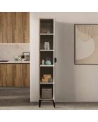 Armario multifuncional blanco - 35x190x37 cm