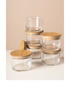 Ensemble de 6 boîtes de rangement transparentes