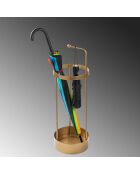 Porte-parapluie doré - 22x22x67 cm