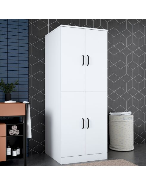 Mueble lavadora blanco - 70x181,8x72,5 cm