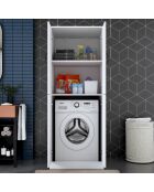 Mueble lavadora blanco - 70x181,8x72,5 cm
