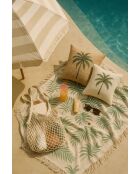 Natuurlijke beige netzak - 36x60 cm