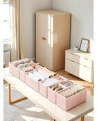 Ensemble de 8 rangement Rose