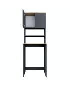 Meuble pour machine à laver Noyer/Anthracite