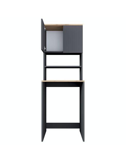Meuble pour machine à laver Noyer/Anthracite