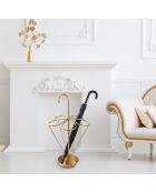 Porte-parapluie doré - 40x40x76 cm