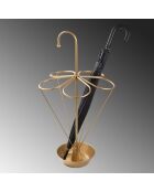 Porte-parapluie doré - 40x40x76 cm