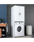 Mueble lavadora blanco - 65x181,8x62,5 cm