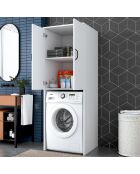 Mueble lavadora blanco - 65x181,8x62,5 cm
