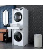 Mueble lavadora doble - 66,6x189x65 cm