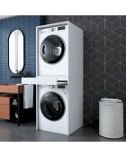 Mueble lavadora doble - 66,6x189x65 cm