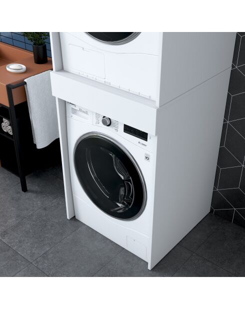 Mueble lavadora doble - 66,6x189x65 cm