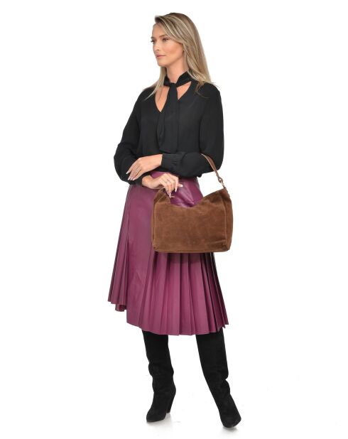 Sac porté épaule Marella marron - 27x32x11 cm