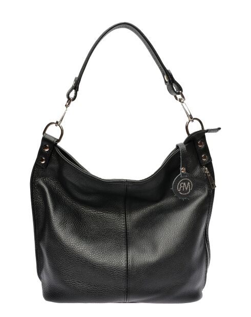 Maggie zwarte schoudertas - 30x37x10,5 cm