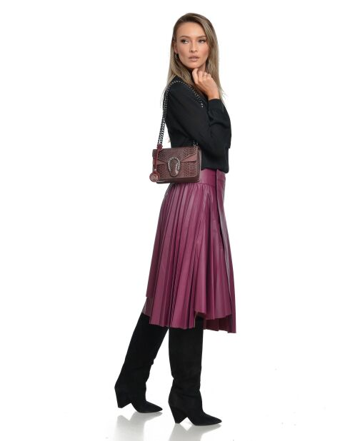 Borsa a tracolla Baleyse Bordeaux - 15x20x5 cm