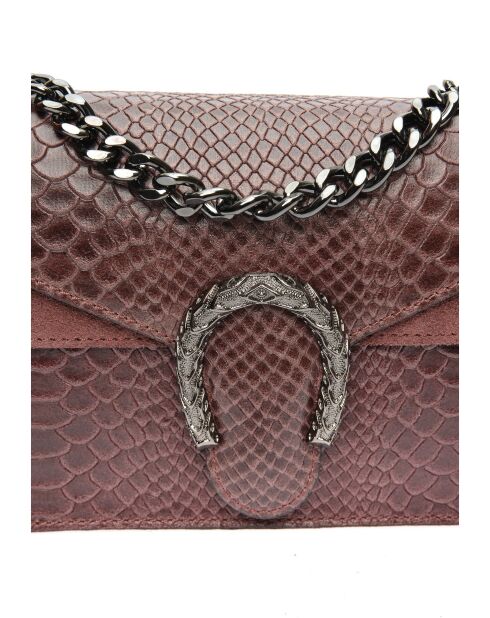 Borsa a tracolla Baleyse Bordeaux - 15x20x5 cm