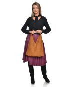 Borsa hobo Valentina Cognac - 31,5x37x4 cm