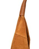 Borsa hobo Valentina Cognac - 31,5x37x4 cm