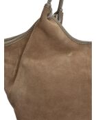 Hobotas Valentina Hope grijsbeige - 29x42x11 cm