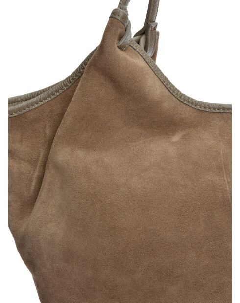 Hobotas Valentina Hope grijsbeige - 29x42x11 cm