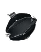 Bandolera gris negra - 19x21x7 cm