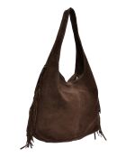 Hobo tas Valentina H donkerbruin - 30x39x12 cm