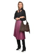 Hobo tas Valentina H donkerbruin - 30x39x12 cm