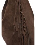 Hobo tas Valentina H donkerbruin - 30x39x12 cm