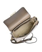 Bandolera Gaya gris beige - 15x20x7 cm