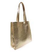 Goldene Roxane Schultertasche - 33x31x9 cm