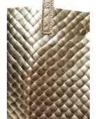 Goldene Roxane Schultertasche - 33x31x9 cm