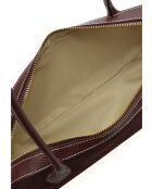 Borsa con manico Gloria Bordeaux - 16x33,5x9 cm