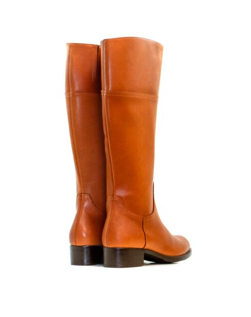 Bottes CA-237 en cuir krust brun clair