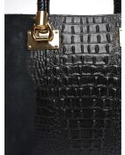 Borsa Cyrah nera - 28,5x29,5x12 cm