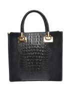 Borsa Cyrah nera - 28,5x29,5x12 cm