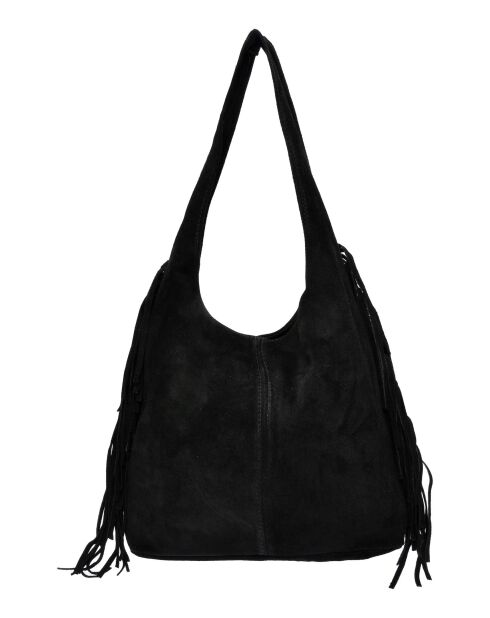 Borsa hobo Valentina H Nera - 30x39x12 cm