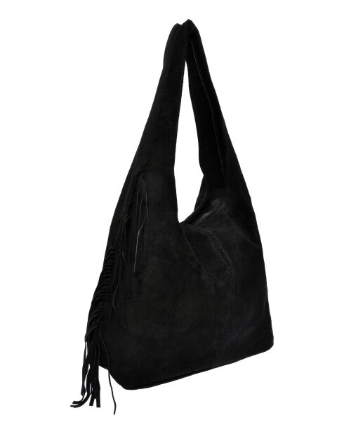 Borsa hobo Valentina H Nera - 30x39x12 cm