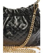 Sac bandoulière Anita Noir - 14x22x6 cm