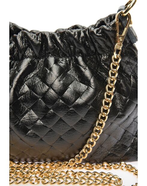 Sac bandoulière Anita Noir - 14x22x6 cm