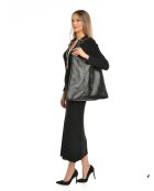 Sac hobo Maya Noir - 37x46 cm