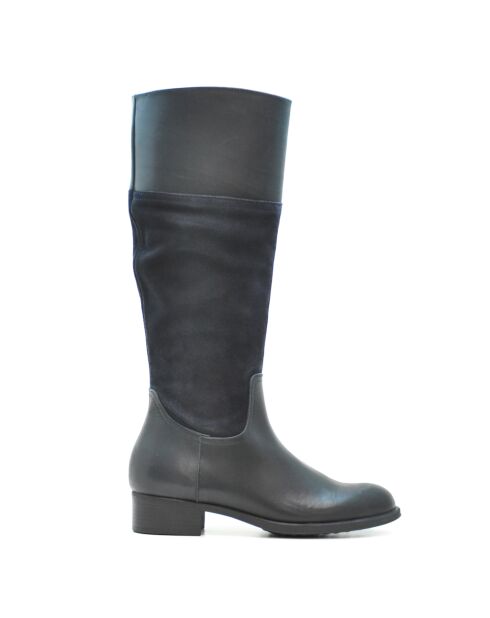 CA-237 Krust marineblauwe leren laarzen
