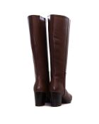 Stivali CA-2252 in pelle krust bordeaux