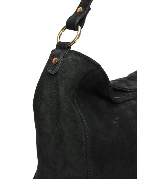 Marella zwarte schoudertas - 27x32x11 cm