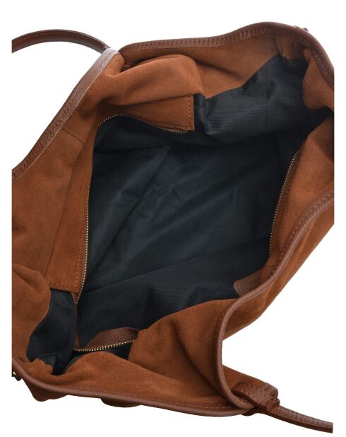 Borsa hobo Valentina Hope Cognac - 29x42x11 cm