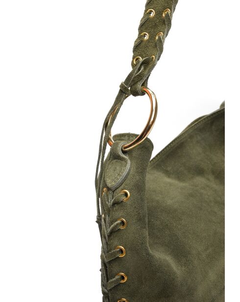 Borsa a tracolla Armel Vegas verde - 24,5x40,5 cm