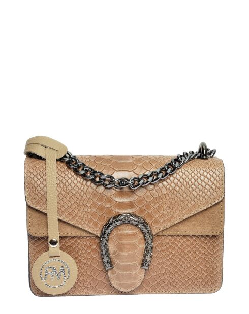 Baleyse schoudertas grijsbeige - 15x20x5 cm