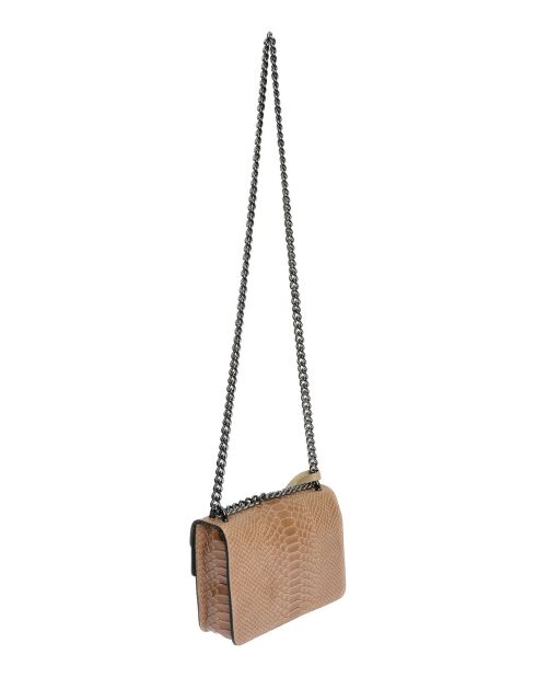 Baleyse schoudertas grijsbeige - 15x20x5 cm