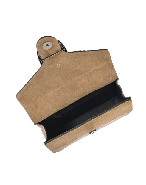 Baleyse schoudertas grijsbeige - 15x20x5 cm