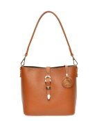 Borsa a secchiello Elvi Cognac - 19x21,5x10,5 cm