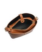 Borsa a secchiello Elvi Cognac - 19x21,5x10,5 cm
